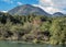 Amazing shot of the Tarawera river near the Tarawera mountain in New Zealand