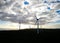 Amazing Silhouette and sunset at Wind Farm, Albany.