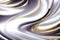 An amazing silver background.Silver Symphony. The Shimmering Liquid Elegance. Generative AI