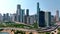 Amazing Skyline of Chicago with its iconic skyscrapers aerial view over the city - CHICAGO, UNITED STATES - JUNE 06