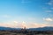 Amazing skyline of Segovia with the Cathedral of Santa Mara de Segovia, Spain.