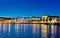 Amazing Split waterfront evening panorama