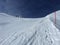 Amazing sport-recreational snowy winter tracks for skiing and snowboarding in the alpine Swiss tourist resort of Arosa