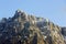 Amazing spring landscape of Skrlatica Peak (2740m) in the Julian Alps, Triglav National Park, Slovenia.