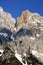 Amazing spring landscape of Skrlatica Peak (2740m) in the Julian Alps, Triglav National Park, Slovenia.