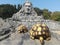 Amazing Statue of lord Shiva background artificial turtle