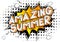 Amazing Summer - Comic book style words.