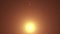Amazing Sunrise with black background optical lens flares animation