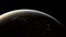 Amazing Sunrise over America seen from Space Realistic 3D Animation Background