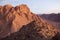 Amazing Sunrise at Sinai Mountain, Mount Moses