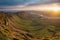 Amazing sunrise at Te Mata Peak, Hawke`s Bay, New Zealan