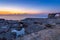 Amazing Sunset near Azure Window, Gozo Island, Malta