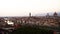 Amazing sunset panorama of Florence with Cathedral of Saint Mary of the Flower Santa Maria del Fiore , Florence, Italy