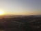 Amazing sunset panoramic view of towers of old town San Giminiano, Tuscany, Italy