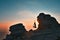 Amazing sunset in Torcal de Antequera