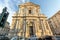 Amazing Sunset view of Chiesa Sant Andrea della Valle in Rome, Italy