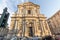 Amazing Sunset view of Chiesa Sant Andrea della Valle in Rome, Italy