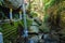 Amazing Thailand the temple under waterfall Wat Tham Heo Sin Ch