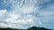 Amazing Time Lapse of Blue sky white clouds Puffy fluffy white clouds Cumulus cloud Flowing in the blue sky background cloudscape