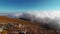 Amazing time lapse with clouds forming in the mountains