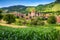 Amazing Transylvanian touristic village with saxon fortified church, Biertan, Romania