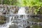 Amazing Treppoja stepped cascade waterfall