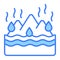 An amazing vector design of Melting Glaciers in trendy style, world earth day icon