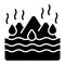 An amazing vector design of Melting Glaciers in trendy style, world earth day icon