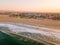 Amazing Venice beach during morning sunrise