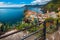 Amazing Vernazza village view from the hills, Cinque Terre, Italy