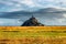 Amazing View on Beautiful Mont Saint Michel cathedral