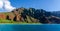 Amazing view of beautiful Napali coast in Kauai Hawaii USA