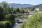 Amazing view of center of town of Troyan, Bulgaria