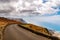 Amazing view of coastline Lanzarote, panoramic view near Mirador del Rio. Location: north of Lanzarote, Canary Islands, Spain.