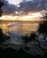 Amazing view of Coolangatta Beach at twilight, QLD, Australia