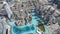 Amazing View of Dubai and the Fountain from Burj Khalifa