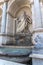 Amazing view of Fountain of Moses Fountain Acqua Felice in city of Rome, Italy