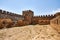 Amazing view of Frangokastello castle in Crete island, Greece