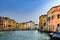 Amazing view of Grand Canal on the beautiful Venice