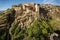 Amazing view of Holy Monastery of Great Meteoron in Meteora, Greece