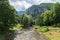 Amazing view of Jerma River Gorge in Vlaska Mountain, Serbia