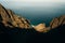 Amazing view of the Kalalau Valley and the Na Pali coast in Kauai.