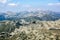 Amazing view from Kamenitsa peak in Pirin Mountain