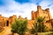 Amazing view of Kasbah Ait Ben Haddou near Ouarzazate in the Atlas Mountains of Morocco. UNESCO World Heritage Site since 1987. A