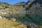 Amazing view of Lake and Preokorets Popova Kapa peak, Rila Mountain