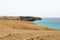 Amazing view of Lanzarote sand dunes in Playas de Papagayo, Costa del Rubicon, Canary Islands