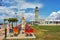 Amazing view of Lighthouse in Patras, Peloponnese