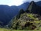 Amazing view of Machu Picchu and valley with Urubamba river