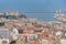 Amazing view of the Marseille old port and Pharo palace