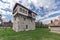 Amazing view of medieval Tower of Angel Voivode in Arapovo Monastery of Saint Nedelya, Bulgaria